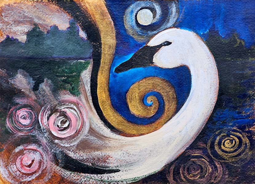 swan spirit animal message for February