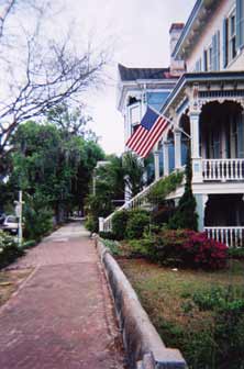 Historic homes give Savannah, GA, its charm.