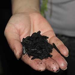 Photo: Marcia O'Connor, Flickr CC Environmentalists hail biochar, a form of charcoal derived from baking biomass, as a savior of soils damaged by agricultural overuse and pollution that can sequester significant amounts of carbon dioxide in the process.