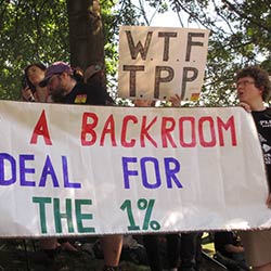 Activists no to the TPP