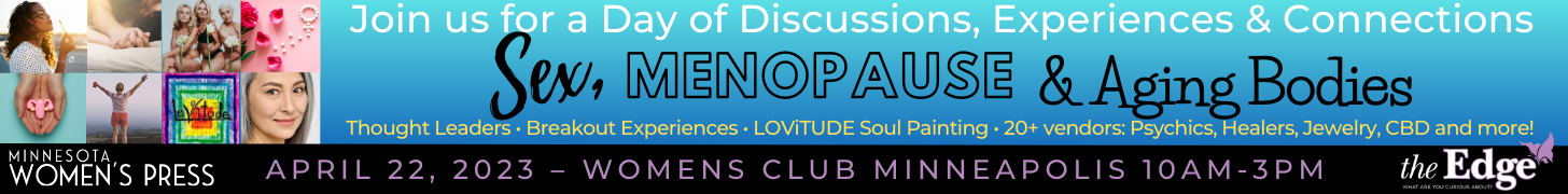 MN Womens Press and The Edge sex menopause and aging event