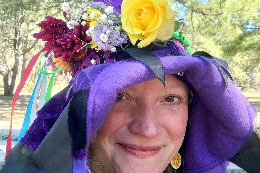 Kate beltane flower hat 2023