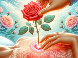sacred rose energy healing