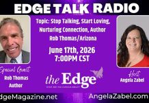 Stop Talking and Start Loving – Nurturing Connection with Author Rob Thomas Edge Talk Radio interview with author Rob Thomas